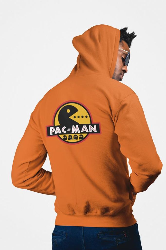 D&B Uni Hoodie ZIPGM00009 PacMan Orange-Größe M