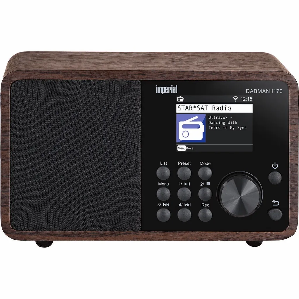 Poste Radio Numérique Internet et DAB+ Imperial DABMAN i170 Bois Retro
