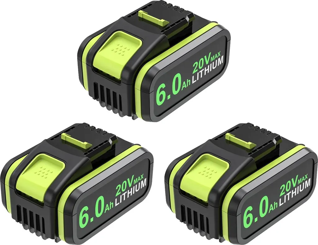 Offerta Kit 3X Batterie 6000 mAh Universali | Massima Potenza Utensili