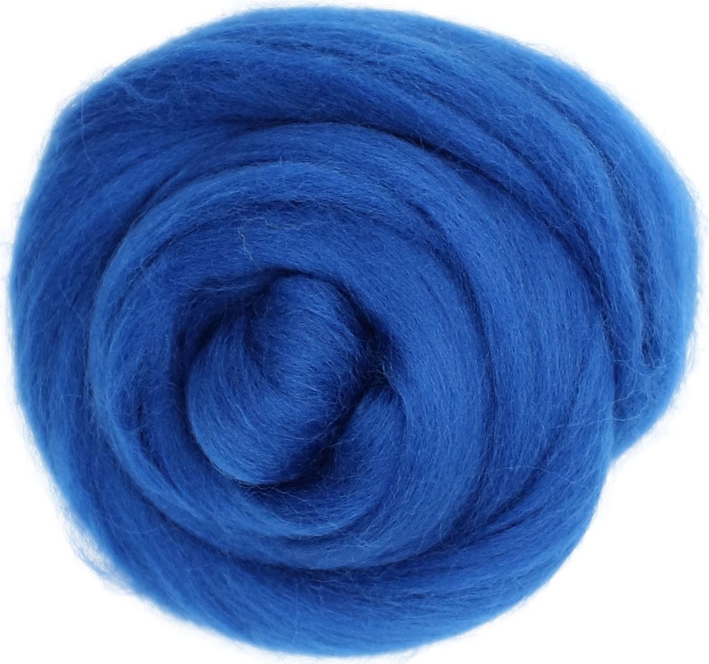 Filzwolle 20g feiner Kammzug Schafwolle (Merino) 21mic Produktbild 