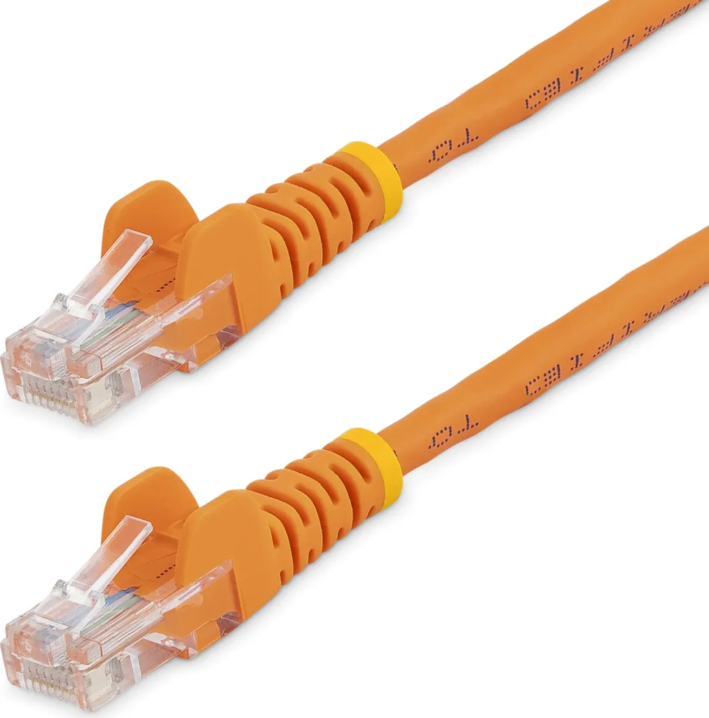Cordon RJ45 Cat5e 10m Orange pour Réseau Local et Ethernet StarTech.com