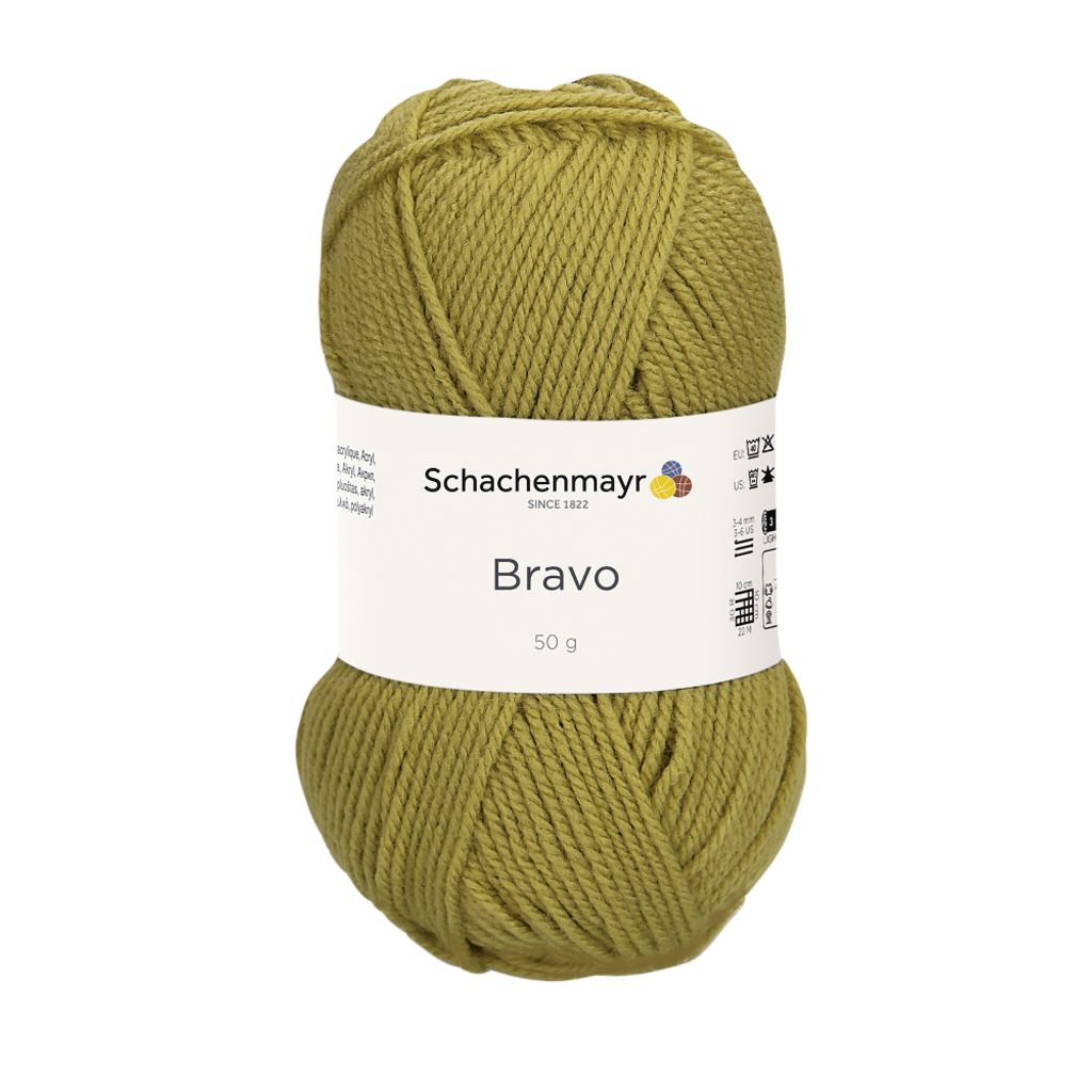 Schachenmayr Bravo, 50 g de fil à tricoter Grashuepfer Image du produit 