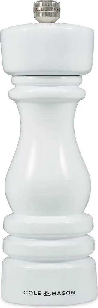 Macinapepe Cole & Mason London in faggio bianco lucido 18 cm