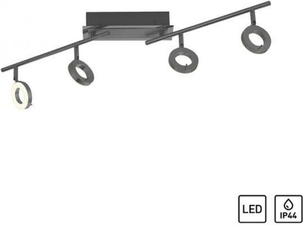 Oprawa sufitowa LED PAUL NEUHAUS SILENA 4x LED IP44 Zdjęcie produktu 