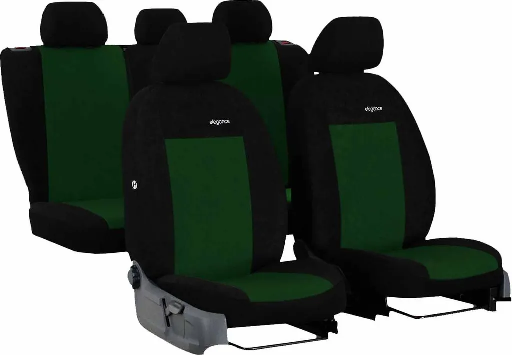 Coprisedili auto Coprisedili universali per Audi A1 Set di coprisedili auto verdi - 11