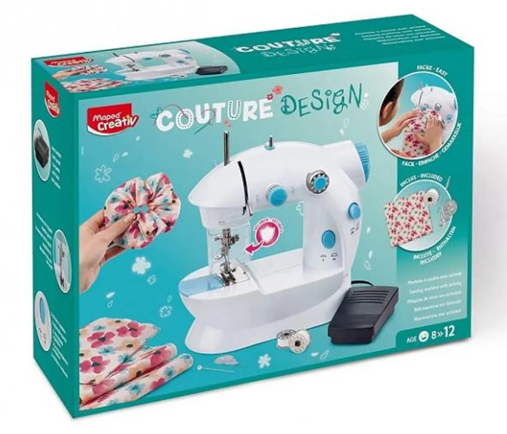 Apprendre à coudre sans risque : machine à coudre enfant Maped 907402