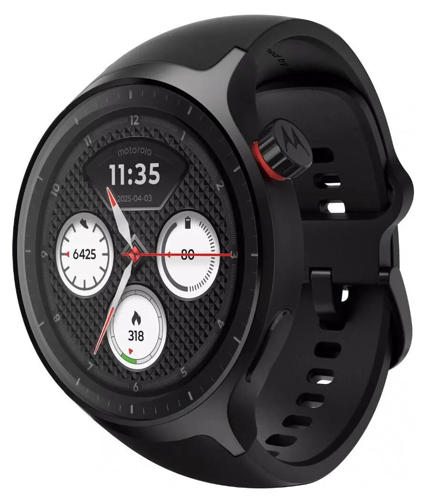 Motorola Moto Watch avec Écran OLED 3,63 cm et GPS pour Suivi Sportif
