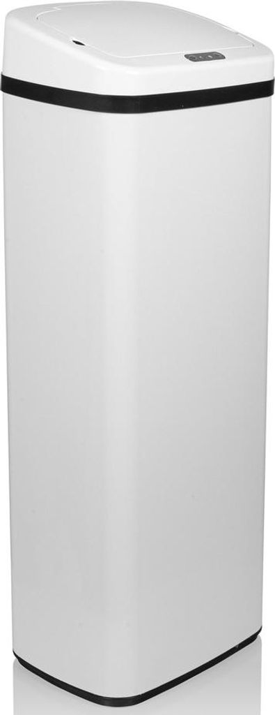 hjh OFFICE Sensor-Mülleimer 50 Liter CLEAN V Abfalleimer Mülltrenner rechteckig für Küche, Büro mit Bewegungs-Sensor 83.0 x 32.0 x 24.0 cm