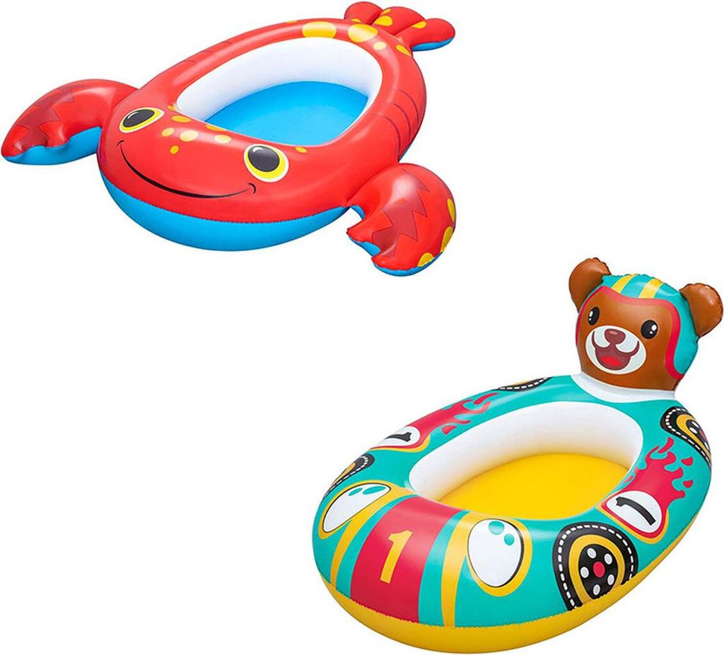Bestway Aufblasbares Kinderboot Fuchs 94x66 cm +3 Jahre Strand und Pool 34168