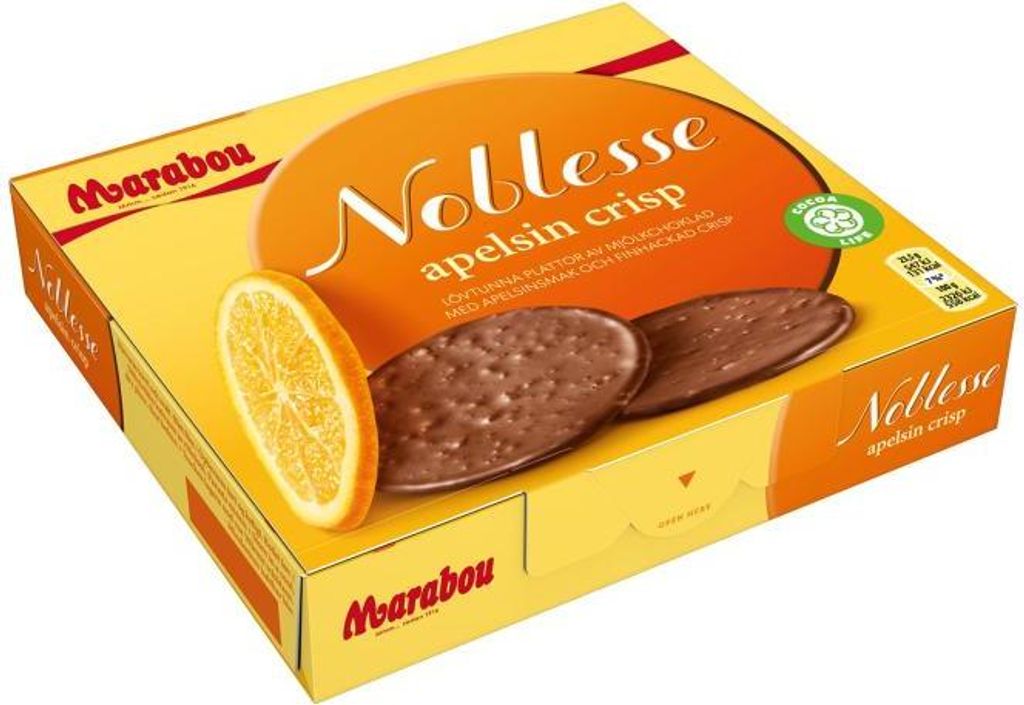 Marabou Noblesse Apelsin Crisp 150g Produktbild 