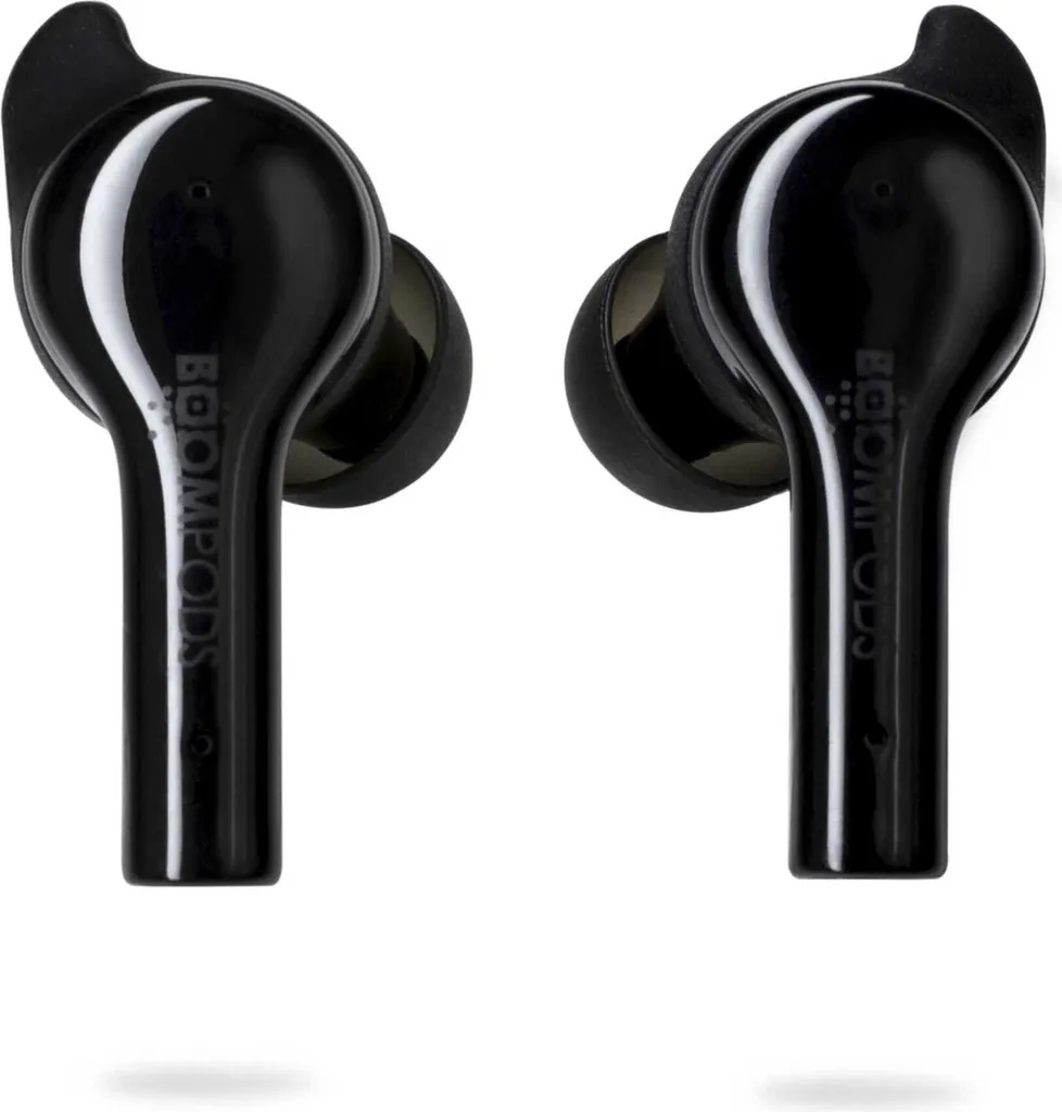 Boompods BAGOBK Bassline GO Black: Cuffie TWS 23h Batteria IPX4