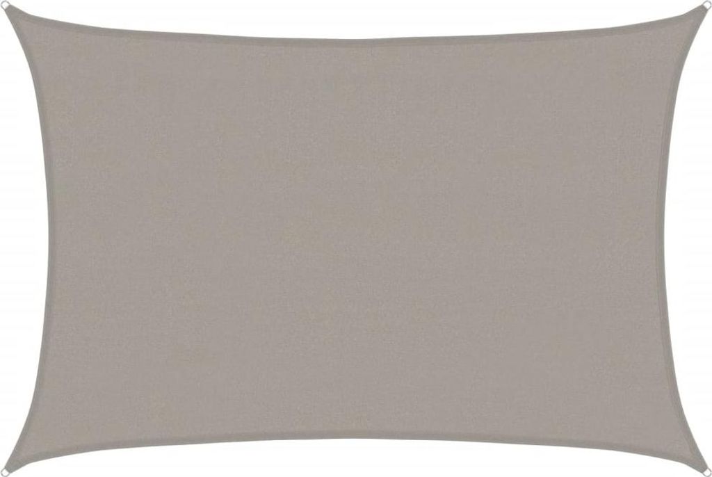 vidaXL Voile d'ombrage 160 g/m² Rectangulaire Gris clair Image du produit 