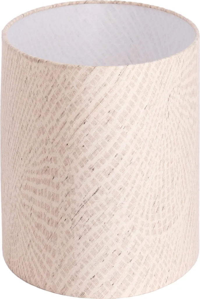 Abat-jour textile beige Stone E27 Light & Living finition soignée