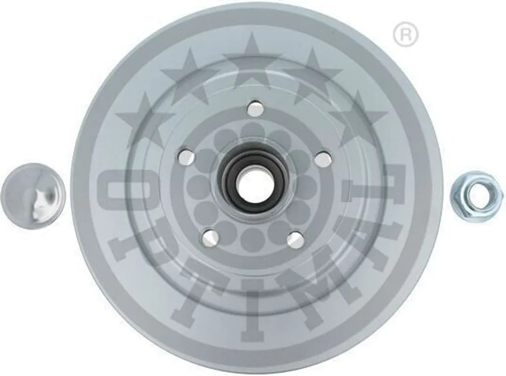 Jeu de Freins pour Renault Clio III : Disque de Frein OPTIMAL 702976BS8 Neuf