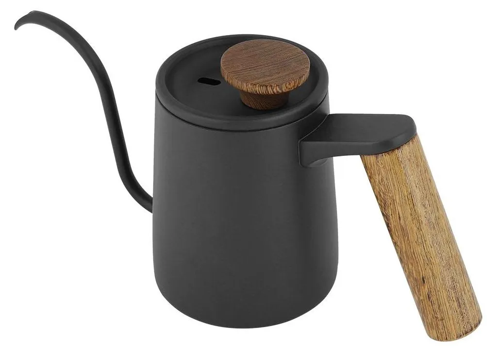 Bouilloire inox 350ml avec bec col de cygne et poignée ergonomique