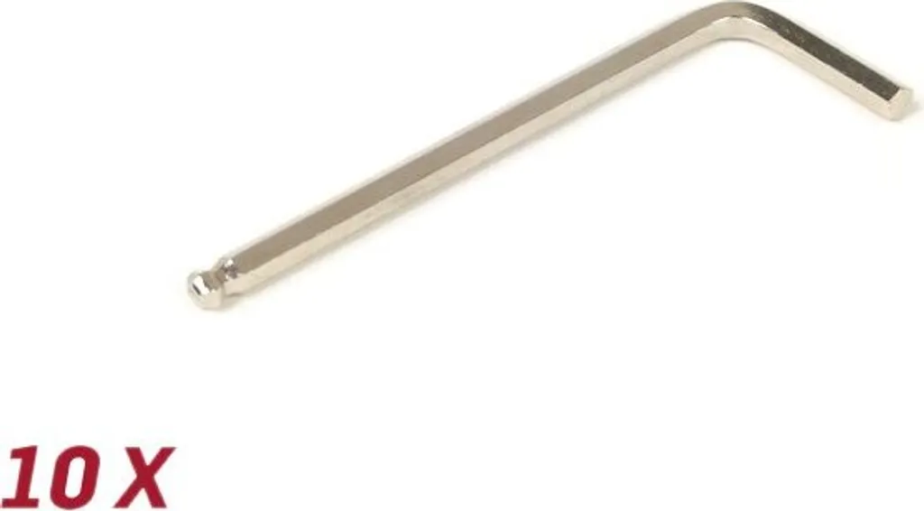 Clé Allen BGM PRO 3.5mm en acier trempé - Pack de 10 pièces robustes