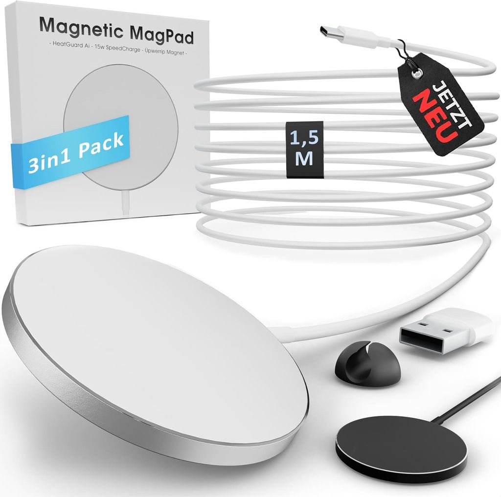 MagSafe 2in1 Bundle - 20w Dual Charger + Wireless Ladegerät Produktbild 