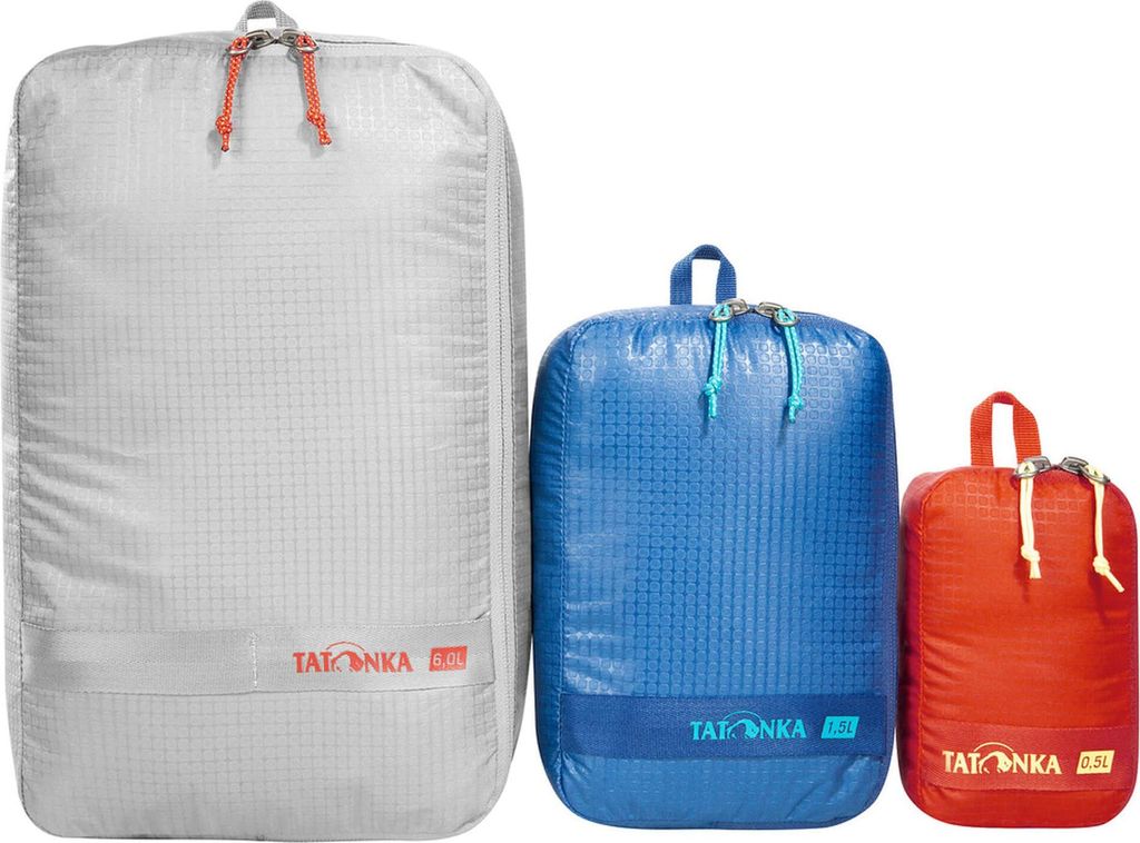 TATONKA Packsack Kleidersack Stuff Sack Zip Set III Assorted rot