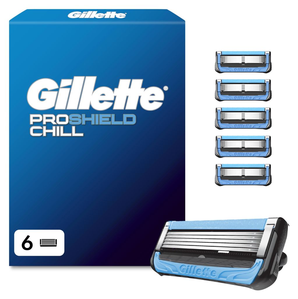 Gillette Proshield Chill Rasierklingen, 6 Original Produktbild 