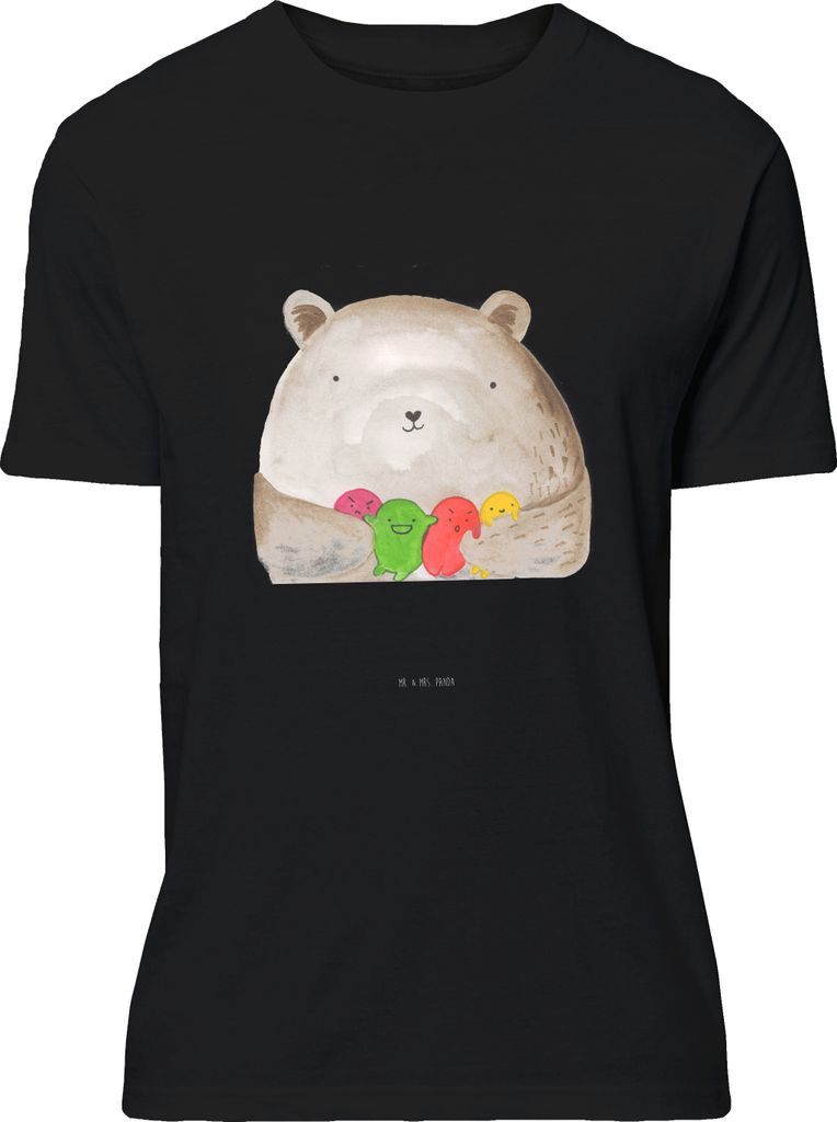 Mr. & Mrs. Panda Shirt Bär Gefühl - Schwarz - Geschenk, Verrückt, S T-Shirt, Durchgedreht, Statementshirt, Tshirt, Jersey-Shirt, Teddy, Wahnsinn
