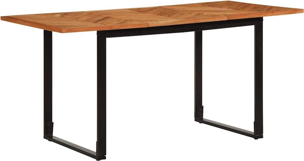 Esstisch 160x80x75 cm Massivholz Akazie