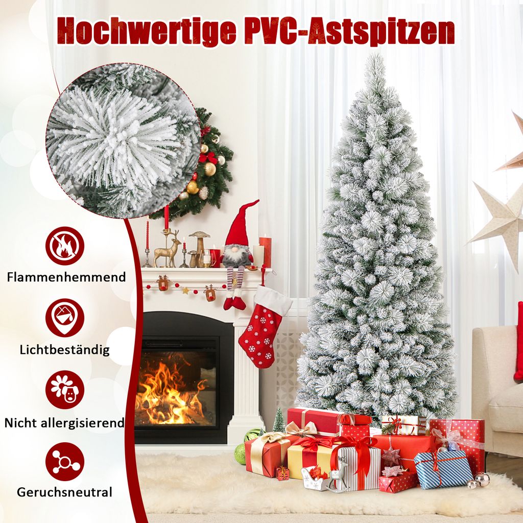 Pop-Up Weihnachtsbaum Knstlich, 180cm Tannenbaum mit