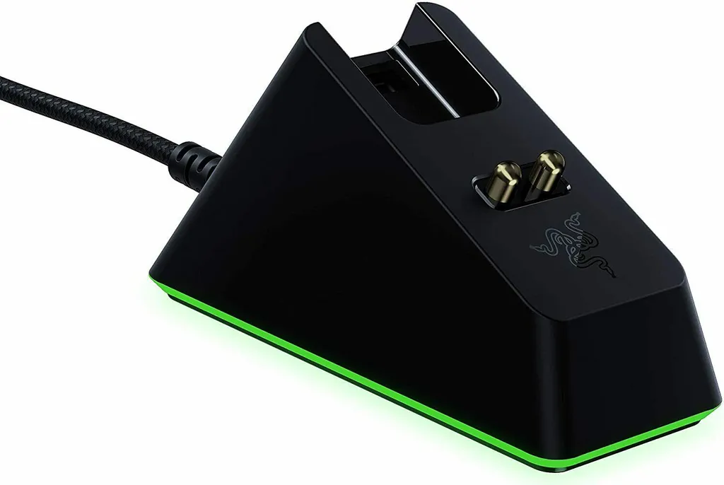 Razer Mouse Dock Chroma Station de Charge RGB avec Éclairage LED Noir