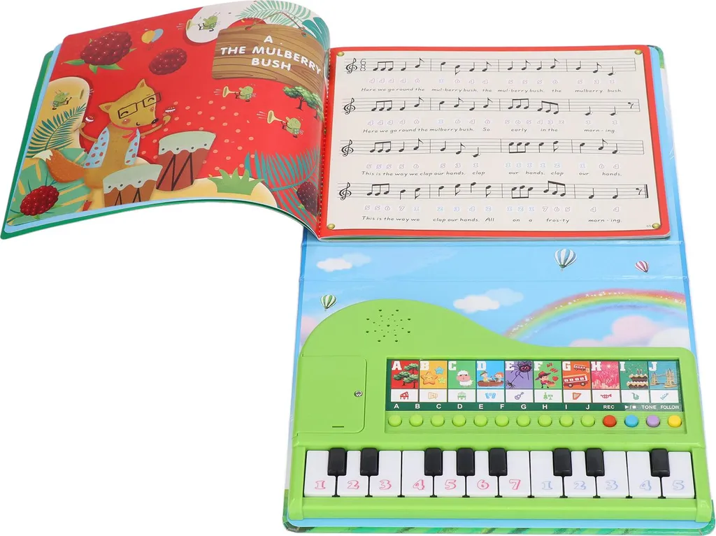 Cadeau Musique Enfant 3 Ans Livre Piano Interactif et Pédagogique