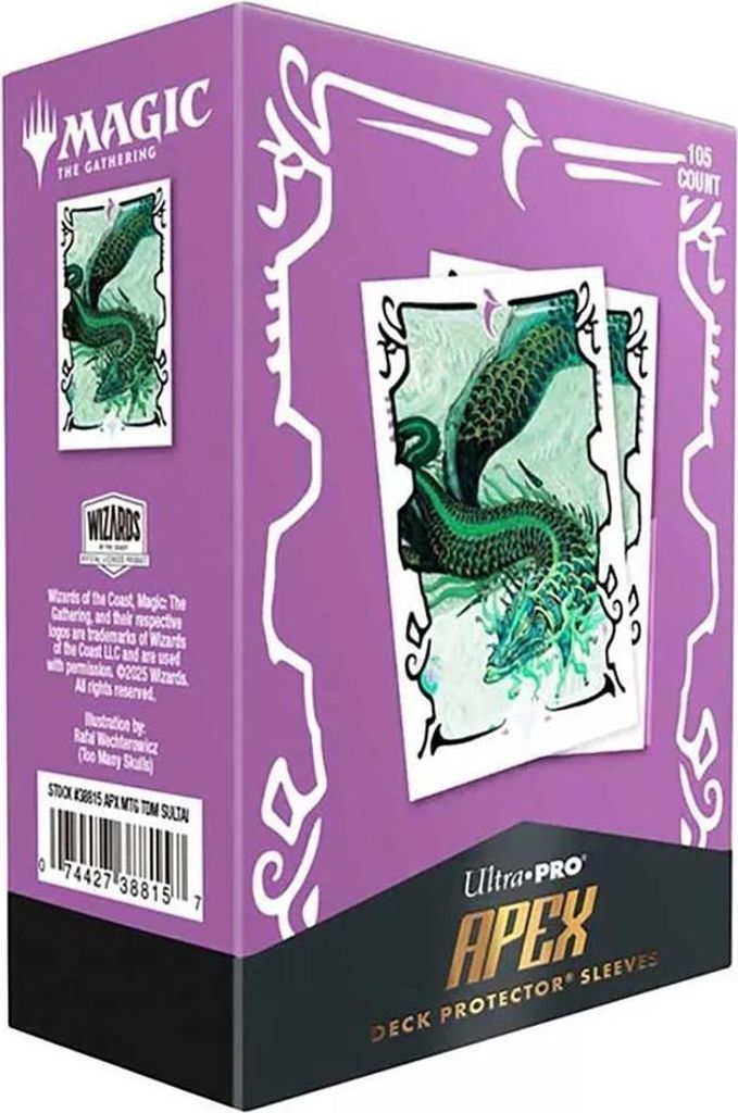 105 Ultra Pro Apex Sleeves - Tarkir: Dragonstorm (66x91mm) Produktbild 