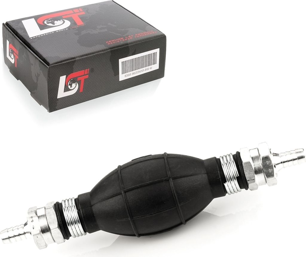 Außenbordmotor Handpumpe Kraftstoff Pumpball Sechskant gerade 8mm für Yacht Boot