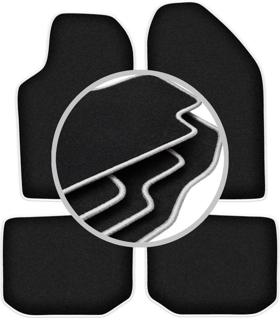 CARLUX-SILVER Autofußmatten für: Alfa Romeo 164 Limousine (1988-1997)