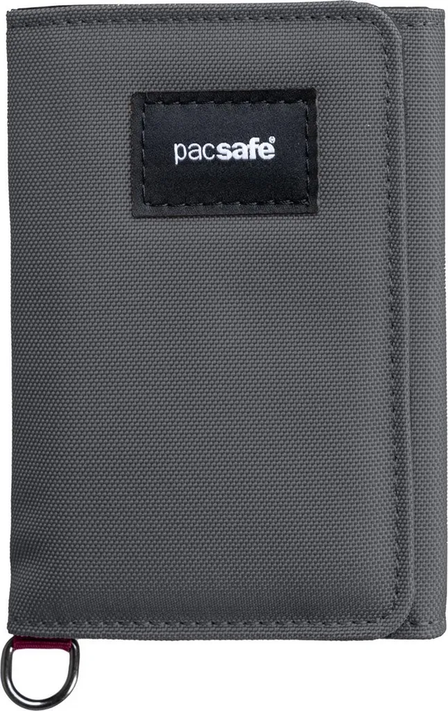Porte-monnaie RFID anti-piratage compact en tissu pour homme et femme