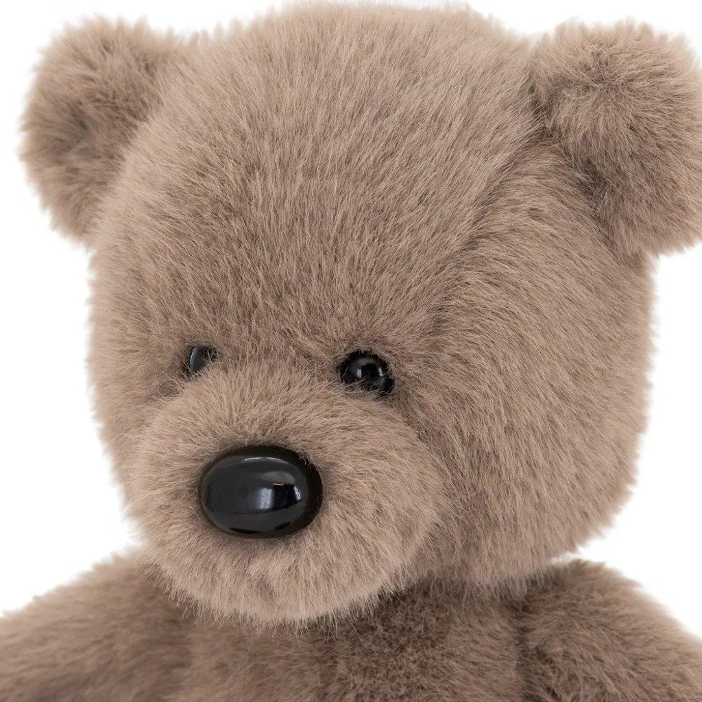 Ourson Moka Orange 25 cm Anti-Stress - Peluche Calme pour Enfant