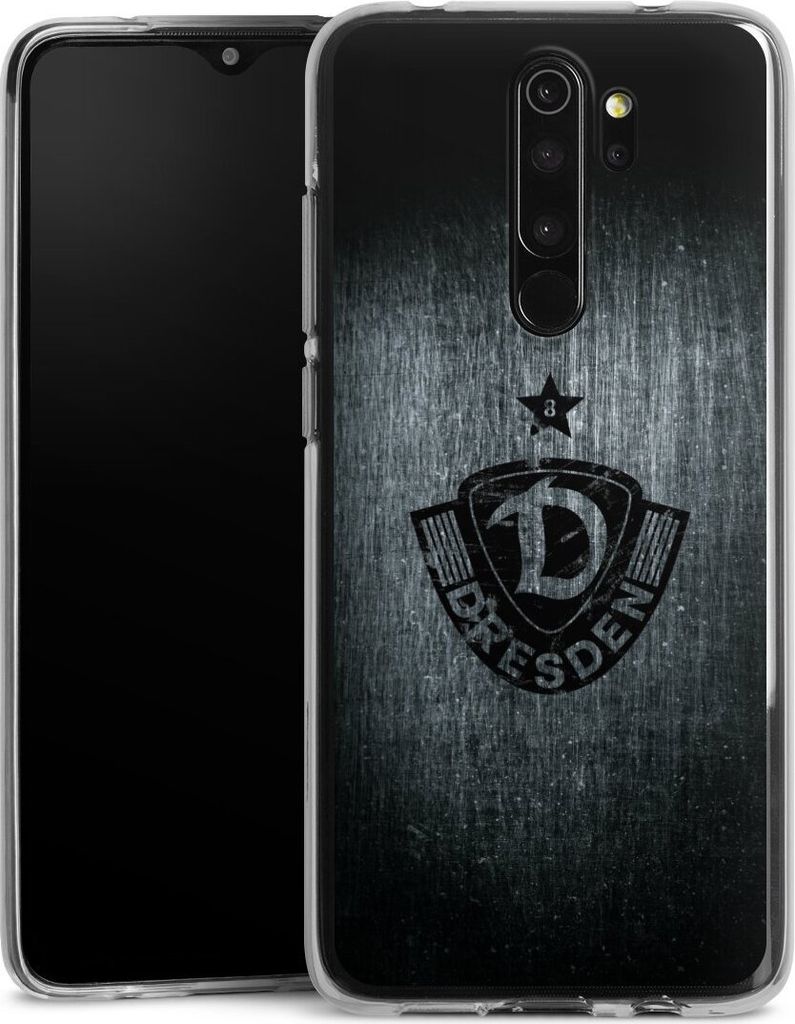 DeinDesign Handyhülle für Xiaomi Redmi Note 8 Pro Silikon Hülle Case Smartphone Schutzhülle Offizielles Lizenzprodukt SG Dynamo Dresden Vintage