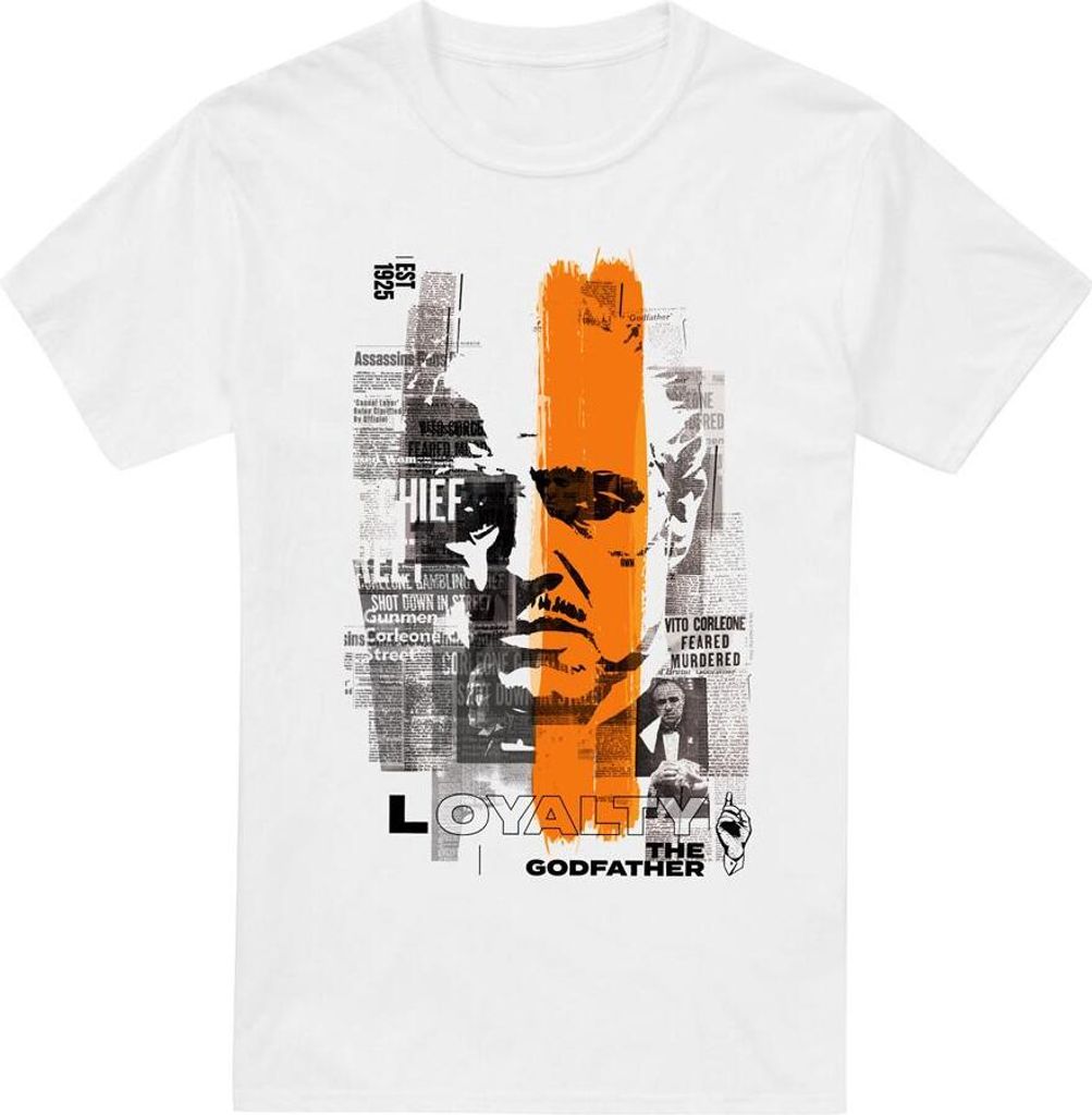 The Godfather - T-Shirt für Herren TV6866 (3XL) (Weiß)