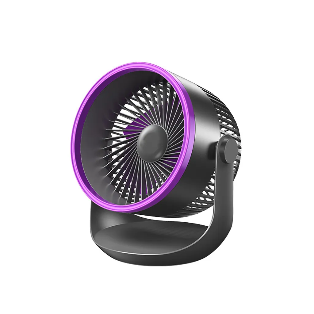Ventilateur circulateur d'air multidirectionnel violet pour la maison - 2