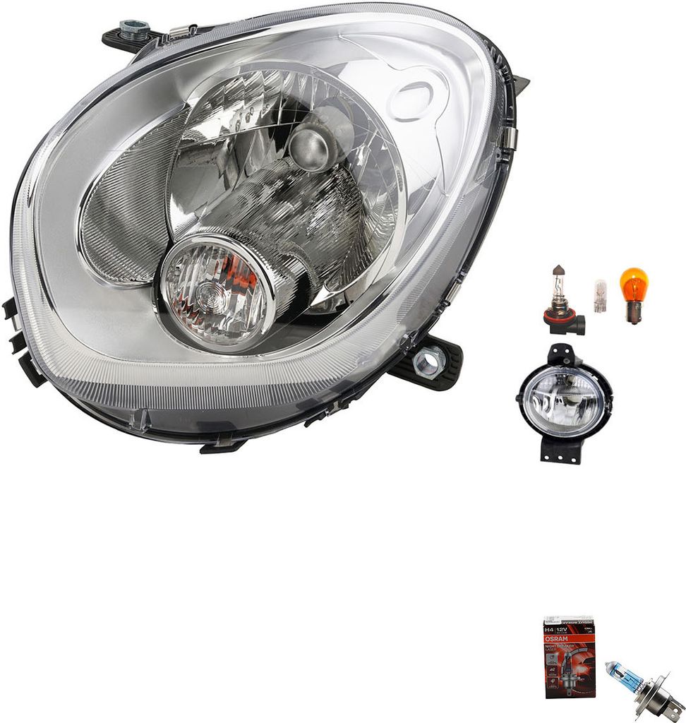 Johns, Scheinwerfer Osram Night Breaker Laser passend für BMW Mini Countryman 06/10-Li. 63129801027 63179802163