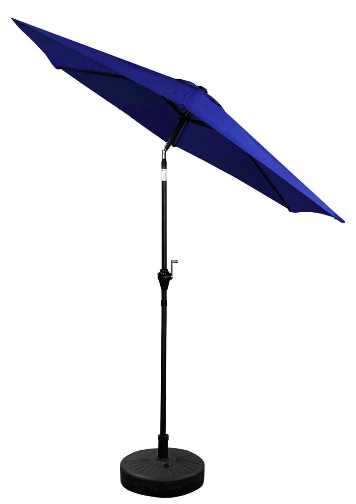 Aga Ombrellone da giardino inclinabile 250 cm Blu Immagine del prodotto 