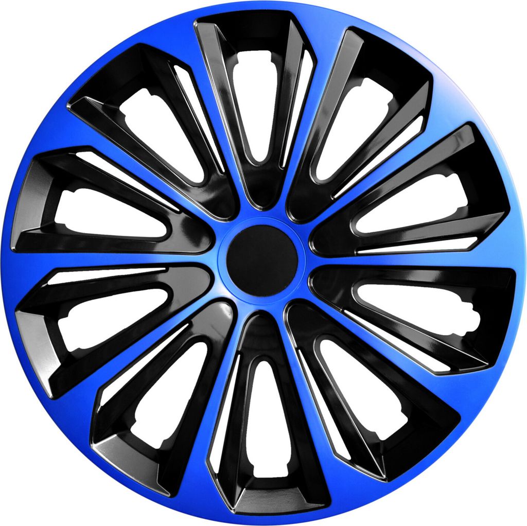 Set di 4 coprimozzi NRM Strong Duo 14" blu - nero La scelta Immagine del prodotto 