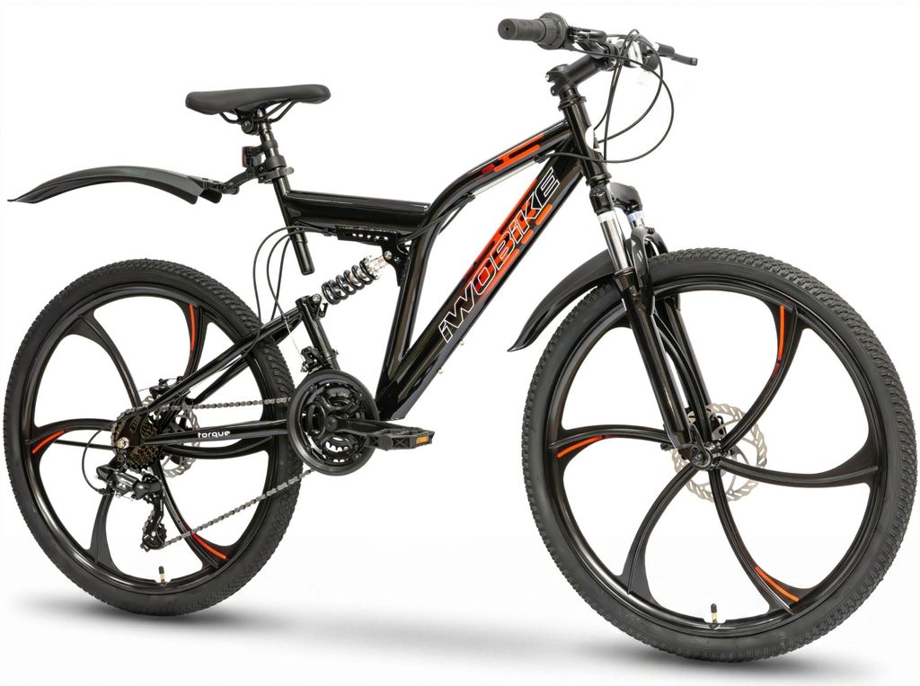 Horské kolo 26 palců IwoBike MTB, celoodpružené, unisex, Obrázek produktu 