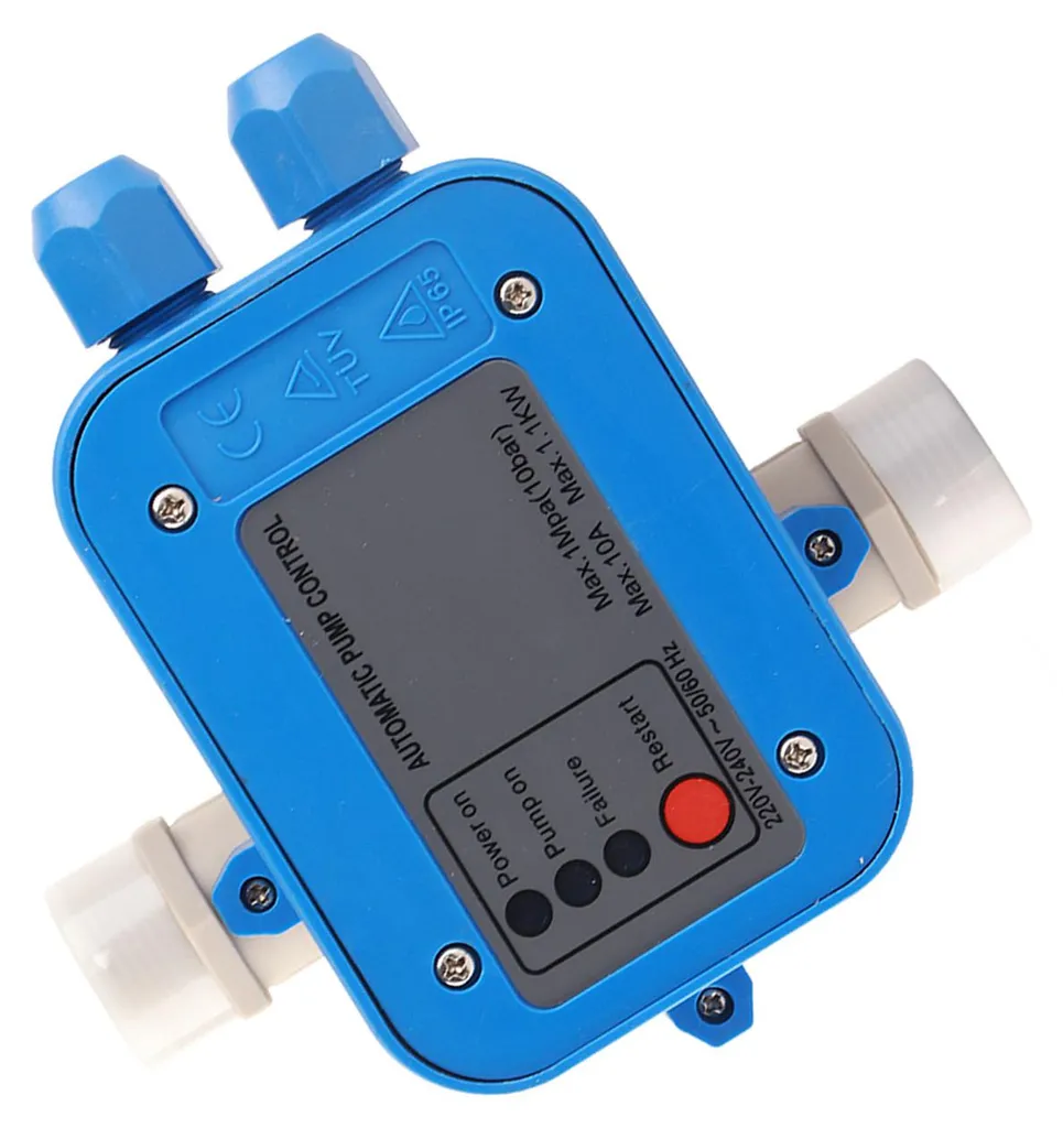 Interrupteur Électronique pour Pompe à Eau avec Manomètre de Contrôle