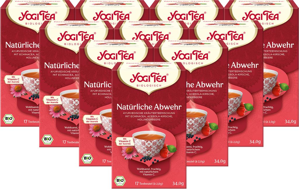 10 x YOGI TEA Natürliche Abwehr | 10 x 34g