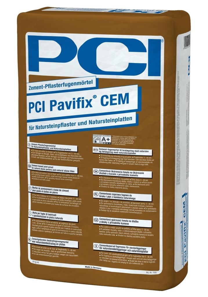 PCI Pavifix CEM, grijze zak van 25 kg Productafbeelding 