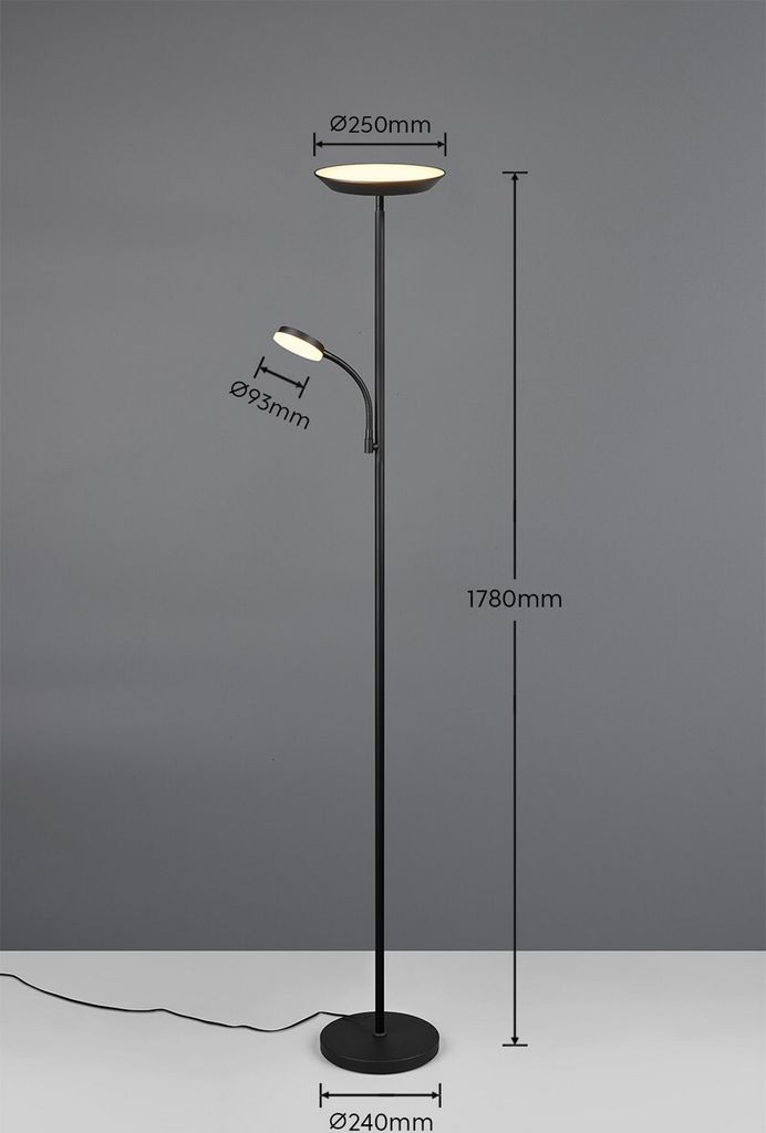 Led Lampion Specter 17W Met Čierny Rl Obrázok produktu 