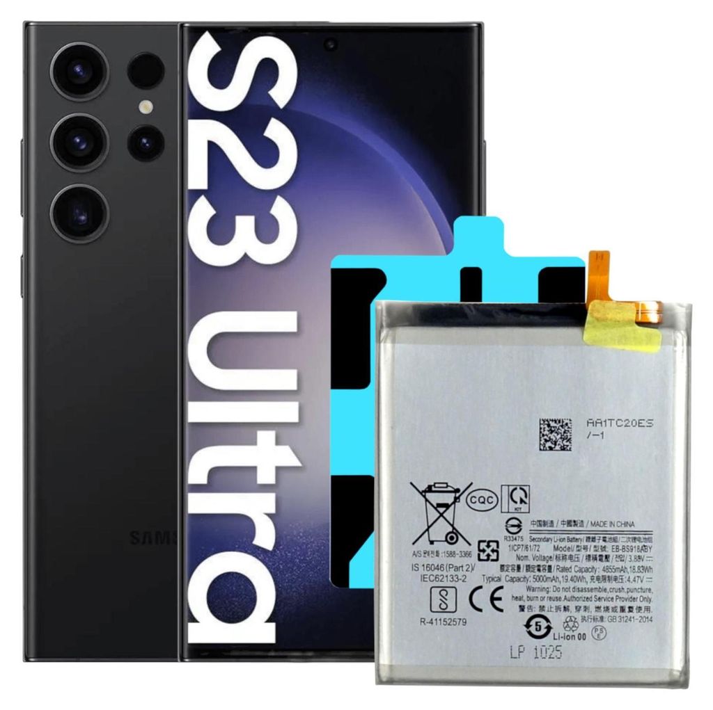 Batteria per Samsung Galaxy S23 Ultra EB-BS918ABY 4855 mAh Immagine del prodotto 