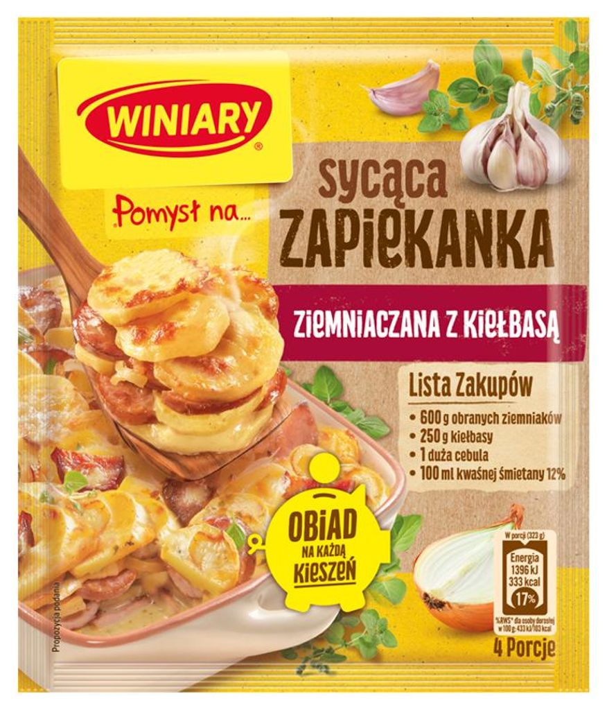 Winiary, pastel de patata con salchicha, 41 g Imagen del producto 