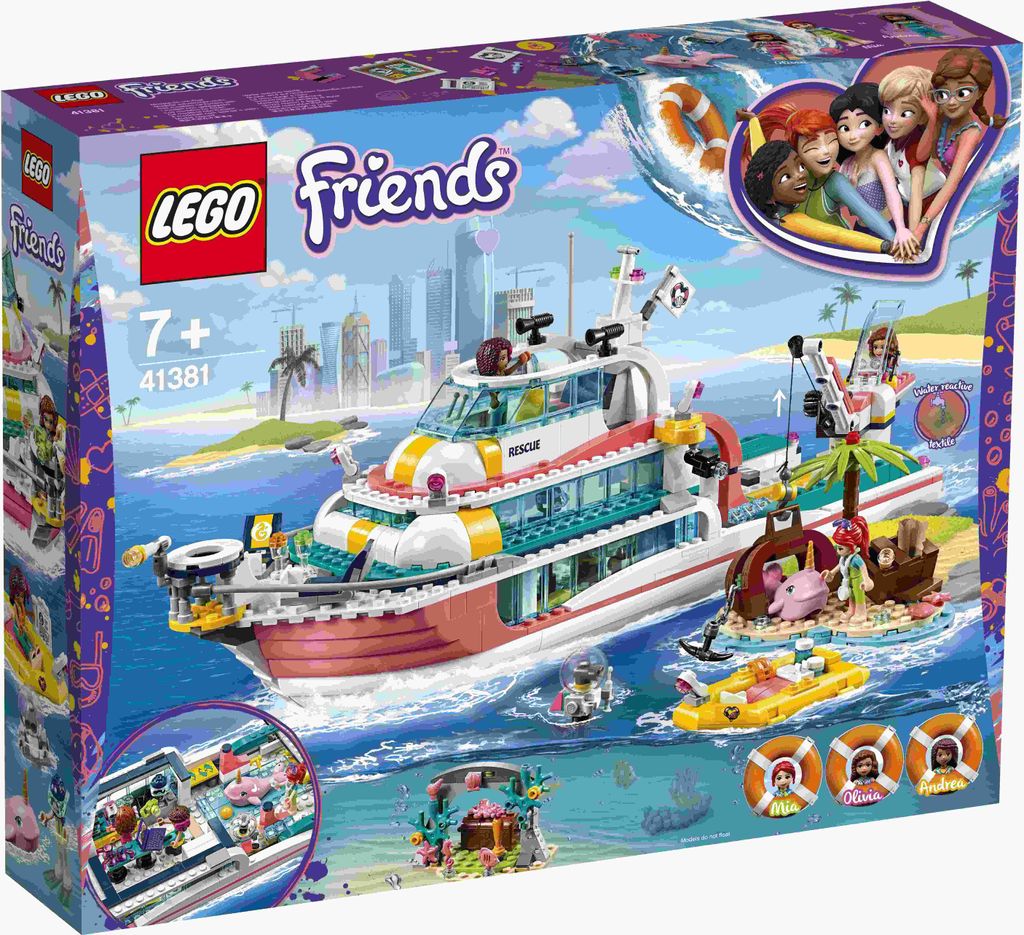 LEGO Friends Rescue Mission Boat, Zestaw do budowania, 7 Zdjęcie produktu 
