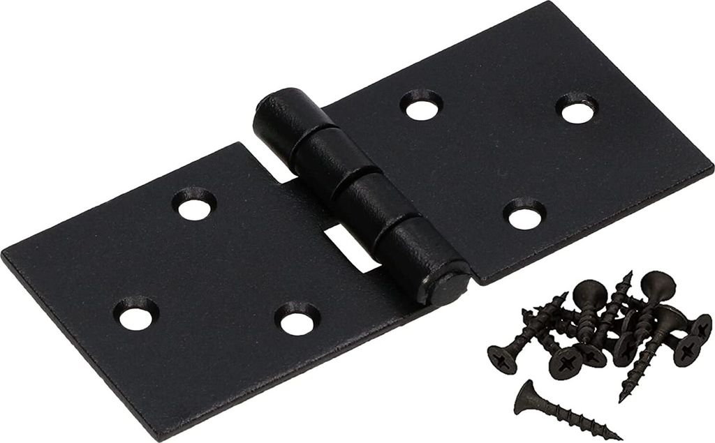 KOTARBAU® Skriňový záves 100x45 mm Valcovaný čierny Obrázok produktu 