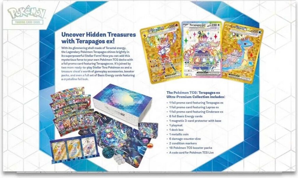 Pokémon TCG: Terapagos ex Ultra Premium Collection Obrázek produktu 9