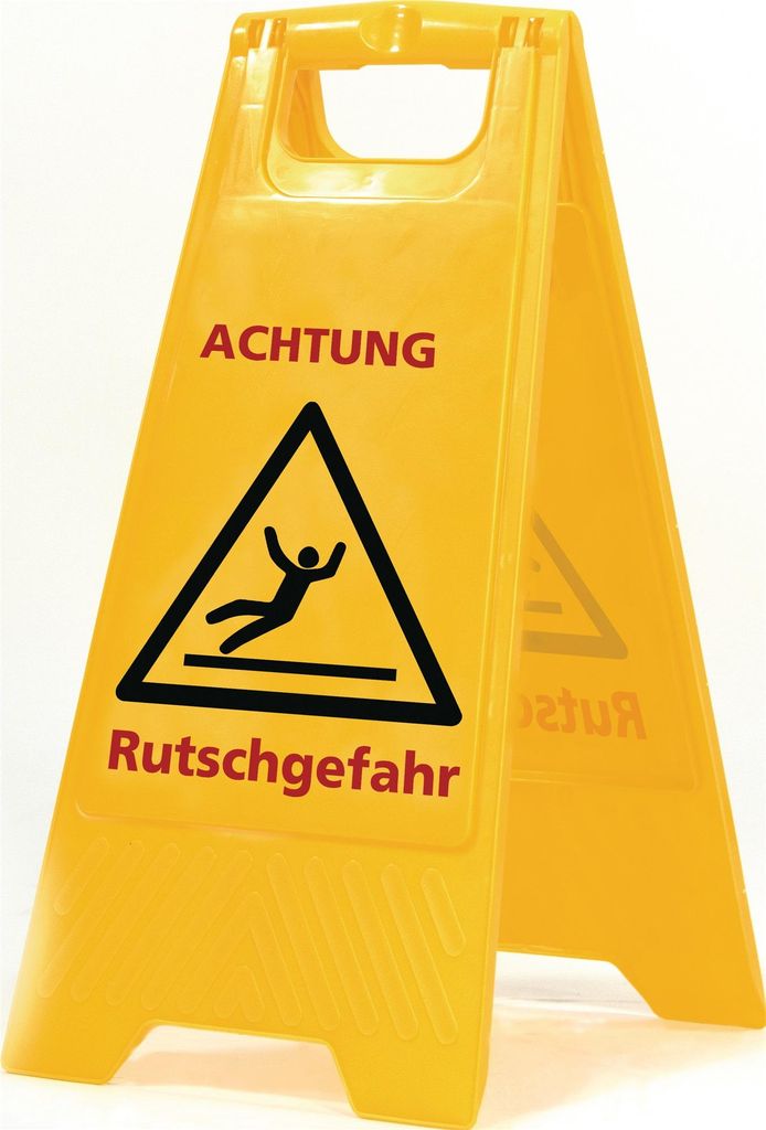 Sprintus Warnschild mit Schriftzug Rutschgefahr (VE= 1 Produktbild 